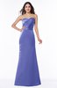 Elegant Column Strapless Sleeveless Zipper Ruching Bridesmaid Dresses