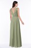 Modest A-line V-neck Sleeveless Floor Length Ribbon Plus Size Bridesmaid Dresses