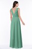 Modest A-line V-neck Sleeveless Floor Length Ribbon Plus Size Bridesmaid Dresses