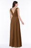 Modest A-line V-neck Sleeveless Floor Length Ribbon Plus Size Bridesmaid Dresses