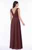 Modest A-line V-neck Sleeveless Floor Length Ribbon Plus Size Bridesmaid Dresses