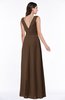 Modest A-line V-neck Sleeveless Floor Length Ribbon Plus Size Bridesmaid Dresses