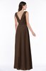 Modest A-line V-neck Sleeveless Floor Length Ribbon Plus Size Bridesmaid Dresses