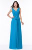 Modest A-line V-neck Sleeveless Floor Length Ribbon Plus Size Bridesmaid Dresses