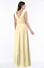Modest A-line V-neck Sleeveless Floor Length Ribbon Plus Size Bridesmaid Dresses