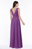 Modest A-line V-neck Sleeveless Floor Length Ribbon Plus Size Bridesmaid Dresses