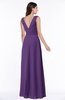 Modest A-line V-neck Sleeveless Floor Length Ribbon Plus Size Bridesmaid Dresses
