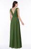 Modest A-line V-neck Sleeveless Floor Length Ribbon Plus Size Bridesmaid Dresses