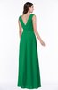 Modest A-line V-neck Sleeveless Floor Length Ribbon Plus Size Bridesmaid Dresses