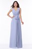 Modest A-line V-neck Sleeveless Floor Length Ribbon Plus Size Bridesmaid Dresses