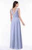 Modest A-line V-neck Sleeveless Floor Length Ribbon Plus Size Bridesmaid Dresses