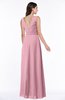 Modest A-line V-neck Sleeveless Floor Length Ribbon Plus Size Bridesmaid Dresses