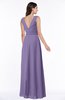 Modest A-line V-neck Sleeveless Floor Length Ribbon Plus Size Bridesmaid Dresses