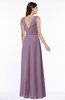 Modest A-line V-neck Sleeveless Floor Length Ribbon Plus Size Bridesmaid Dresses