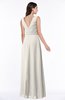 Modest A-line V-neck Sleeveless Floor Length Ribbon Plus Size Bridesmaid Dresses