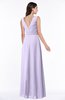 Modest A-line V-neck Sleeveless Floor Length Ribbon Plus Size Bridesmaid Dresses