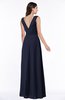 Modest A-line V-neck Sleeveless Floor Length Ribbon Plus Size Bridesmaid Dresses