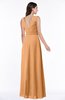 Modest A-line V-neck Sleeveless Floor Length Ribbon Plus Size Bridesmaid Dresses