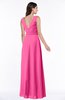 Modest A-line V-neck Sleeveless Floor Length Ribbon Plus Size Bridesmaid Dresses