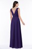 Modest A-line V-neck Sleeveless Floor Length Ribbon Plus Size Bridesmaid Dresses