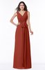 Modest A-line V-neck Sleeveless Floor Length Ribbon Plus Size Bridesmaid Dresses