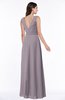 Modest A-line V-neck Sleeveless Floor Length Ribbon Plus Size Bridesmaid Dresses
