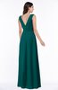 Modest A-line V-neck Sleeveless Floor Length Ribbon Plus Size Bridesmaid Dresses