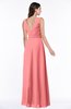 Modest A-line V-neck Sleeveless Floor Length Ribbon Plus Size Bridesmaid Dresses