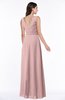 Modest A-line V-neck Sleeveless Floor Length Ribbon Plus Size Bridesmaid Dresses