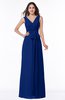 Modest A-line V-neck Sleeveless Floor Length Ribbon Plus Size Bridesmaid Dresses