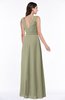 Modest A-line V-neck Sleeveless Floor Length Ribbon Plus Size Bridesmaid Dresses