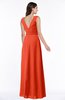 Modest A-line V-neck Sleeveless Floor Length Ribbon Plus Size Bridesmaid Dresses