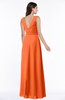 Modest A-line V-neck Sleeveless Floor Length Ribbon Plus Size Bridesmaid Dresses
