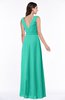 Modest A-line V-neck Sleeveless Floor Length Ribbon Plus Size Bridesmaid Dresses