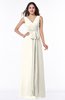 Modest A-line V-neck Sleeveless Floor Length Ribbon Plus Size Bridesmaid Dresses