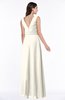 Modest A-line V-neck Sleeveless Floor Length Ribbon Plus Size Bridesmaid Dresses