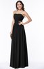 Mature A-line Strapless Chiffon Floor Length Plus Size Bridesmaid Dresses