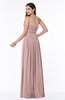 Mature A-line Strapless Chiffon Floor Length Plus Size Bridesmaid Dresses