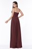 Mature A-line Strapless Chiffon Floor Length Plus Size Bridesmaid Dresses