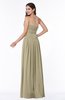 Mature A-line Strapless Chiffon Floor Length Plus Size Bridesmaid Dresses