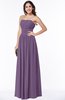 Mature A-line Strapless Chiffon Floor Length Plus Size Bridesmaid Dresses