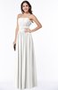 Mature A-line Strapless Chiffon Floor Length Plus Size Bridesmaid Dresses