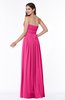 Mature A-line Strapless Chiffon Floor Length Plus Size Bridesmaid Dresses