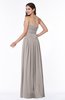 Mature A-line Strapless Chiffon Floor Length Plus Size Bridesmaid Dresses