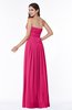 Mature A-line Strapless Chiffon Floor Length Plus Size Bridesmaid Dresses