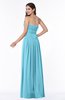 Mature A-line Strapless Chiffon Floor Length Plus Size Bridesmaid Dresses