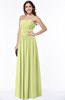 Mature A-line Strapless Chiffon Floor Length Plus Size Bridesmaid Dresses