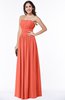 Mature A-line Strapless Chiffon Floor Length Plus Size Bridesmaid Dresses