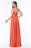 Mature A-line Strapless Chiffon Floor Length Plus Size Bridesmaid Dresses