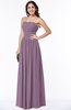 Mature A-line Strapless Chiffon Floor Length Plus Size Bridesmaid Dresses